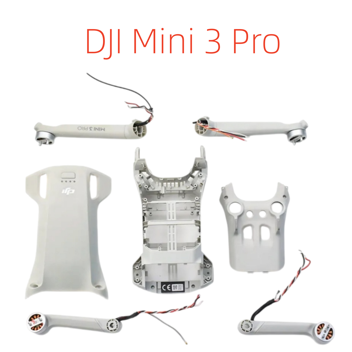 Upper Case Middle Frame Bottom Shell for DJ Mini 3 Pro Drone Body Shell Repair Parts Drone Mini 3 Pro Replacement Accessories