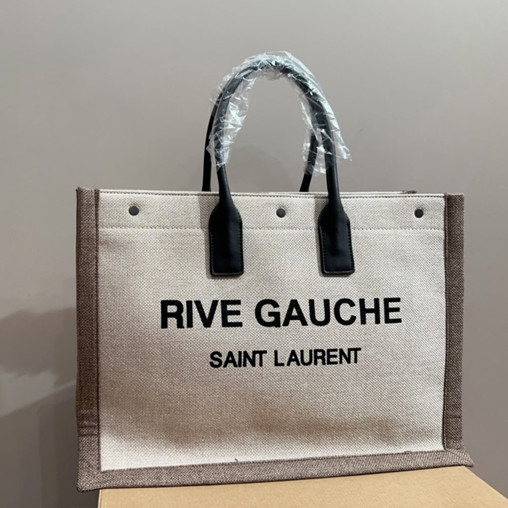Saint Laurent YSL  Rive Gauche canvas tote bag (Replica)