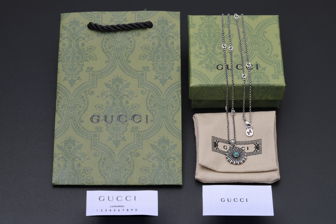 TOP GUCCI  Necklace - Sliver