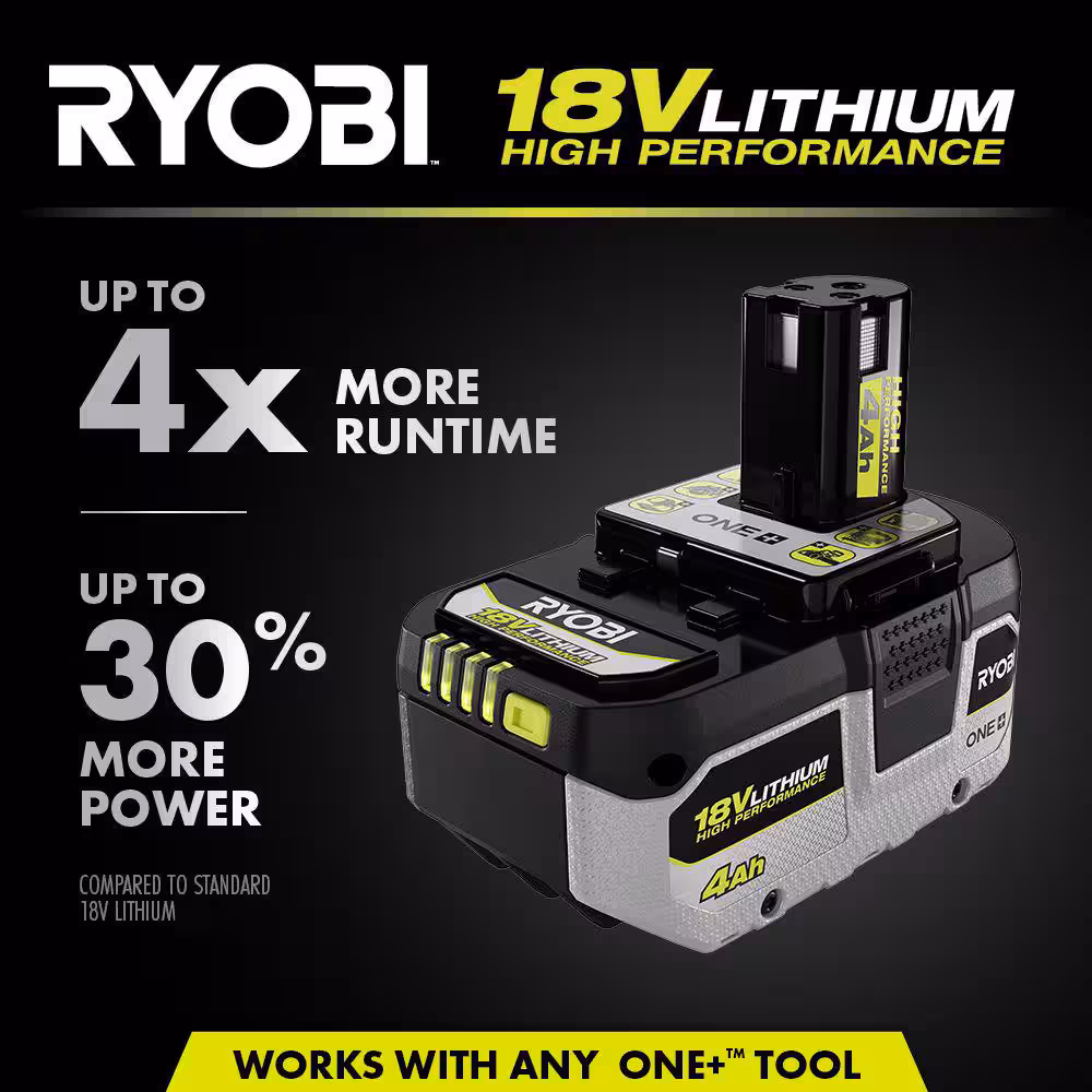 ONE+ 18V 4.0 Ah Lithium-Ion HIGH PERFORMANCE Battery