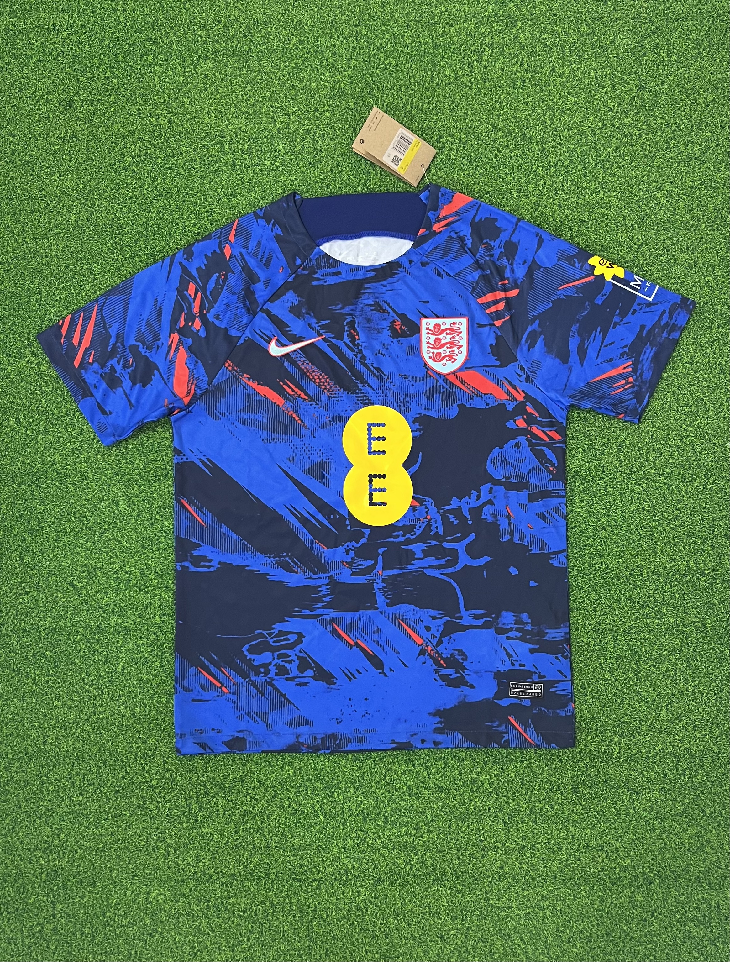 2425 England training uniform  jersey...Player embroidery version