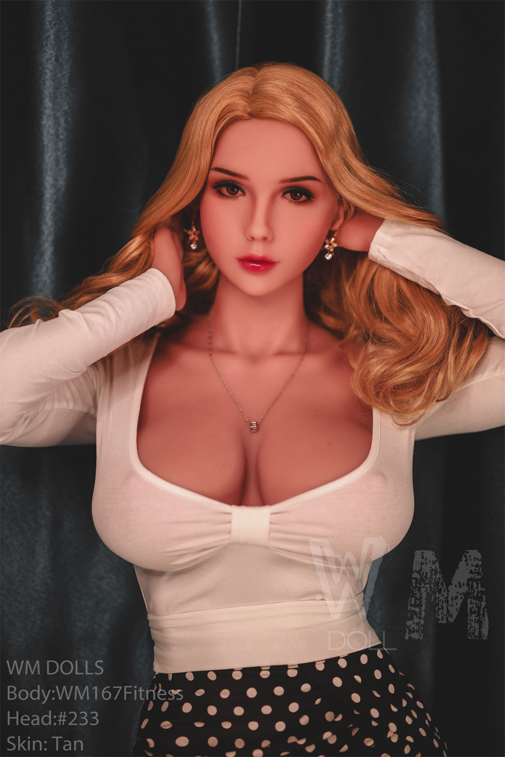 167cm/5ft6 F-cup Fitness TPE Sex Doll with #233 Head
