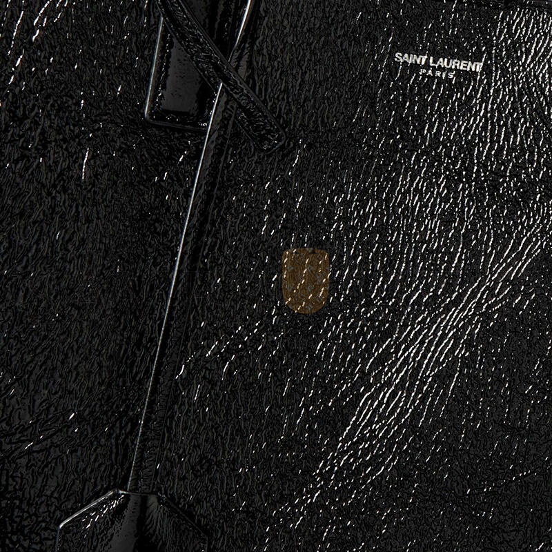 YSL SHOPPING SAINT LAURENT NS IN CRINKLED GLOSSED-LEATHER 1647597332145128 (32.5*35*10.5cm)