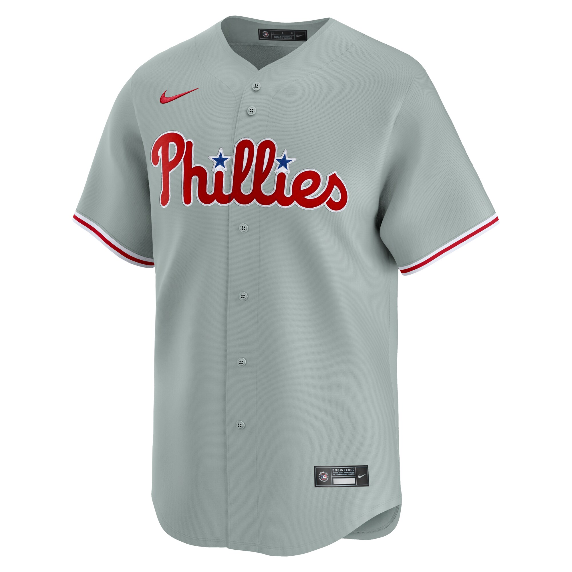 Men's Philadelphia Phillies #3 Bryce Harper Majestic Jersey Gray