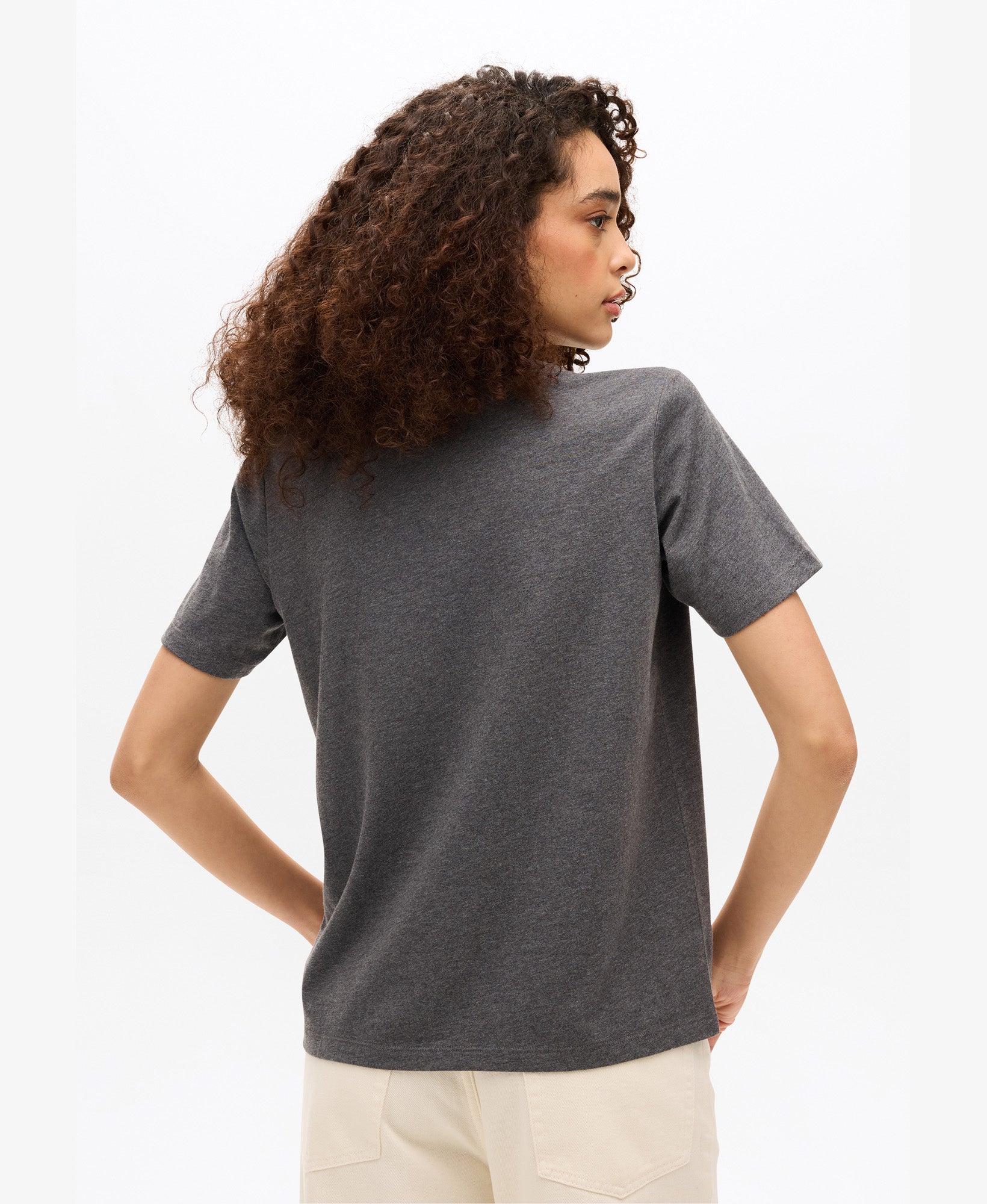 Athletics Tee | Granite Grey Marle