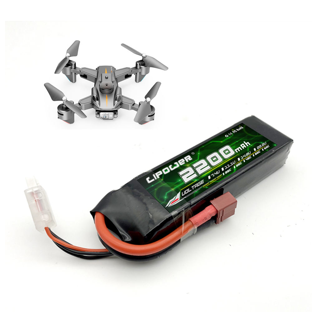 Soft shell 3S/4S/6S 22.2V 2200mAh 50C Lipo battery with XT60 plug - lipowbattery