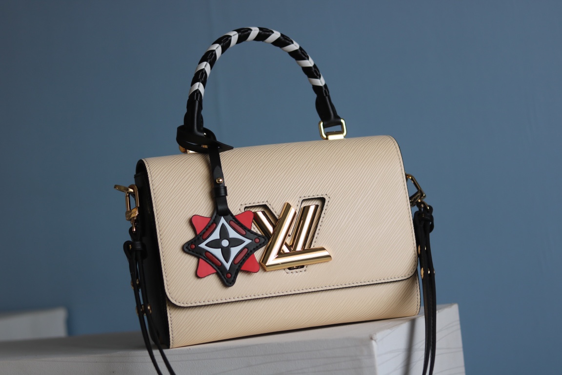 TOP Louis Vuitton LV Twist MM Bag 23 x 17 x 9.5 cm- 3 Colors