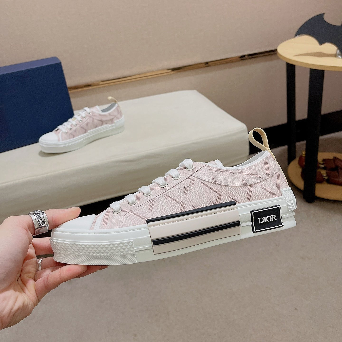 Dior B23 New Graphics Canvas Shoes 06