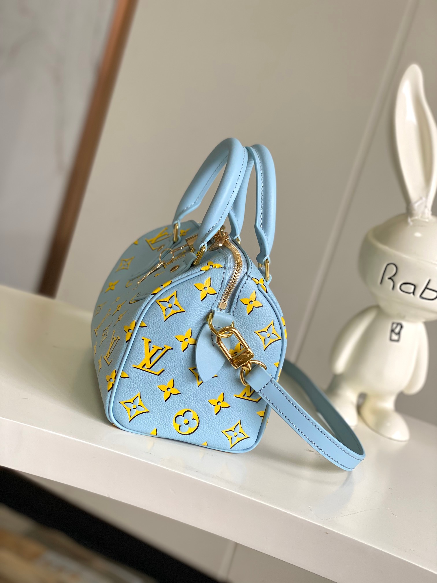 TOP Louis Vuitton LV Dégradé Speedy Bandouliere 20 Bag 20.5x13.5x12cm - Blue
