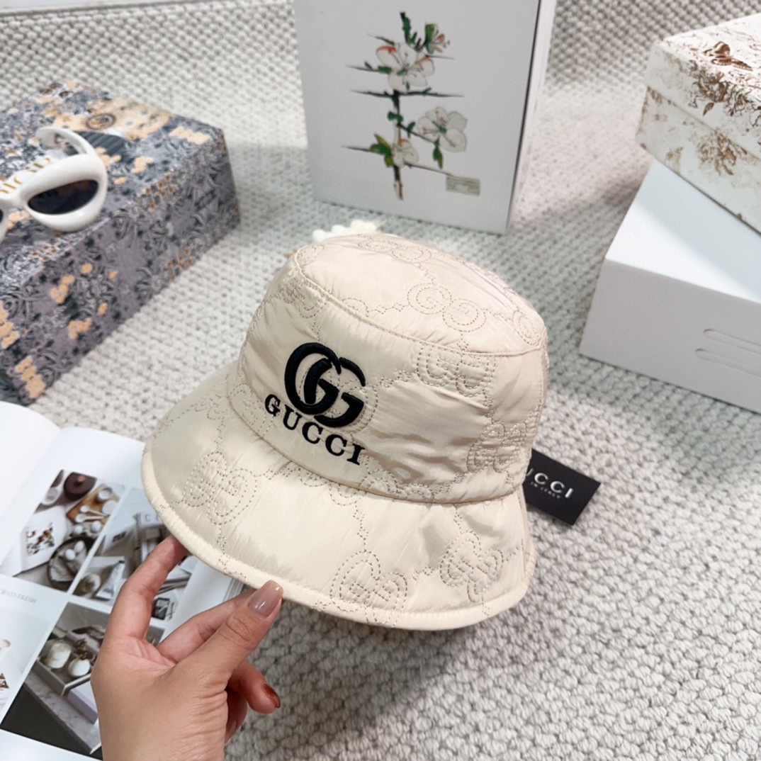 TOP GUCCI New Fisherman Hat - Two Colors