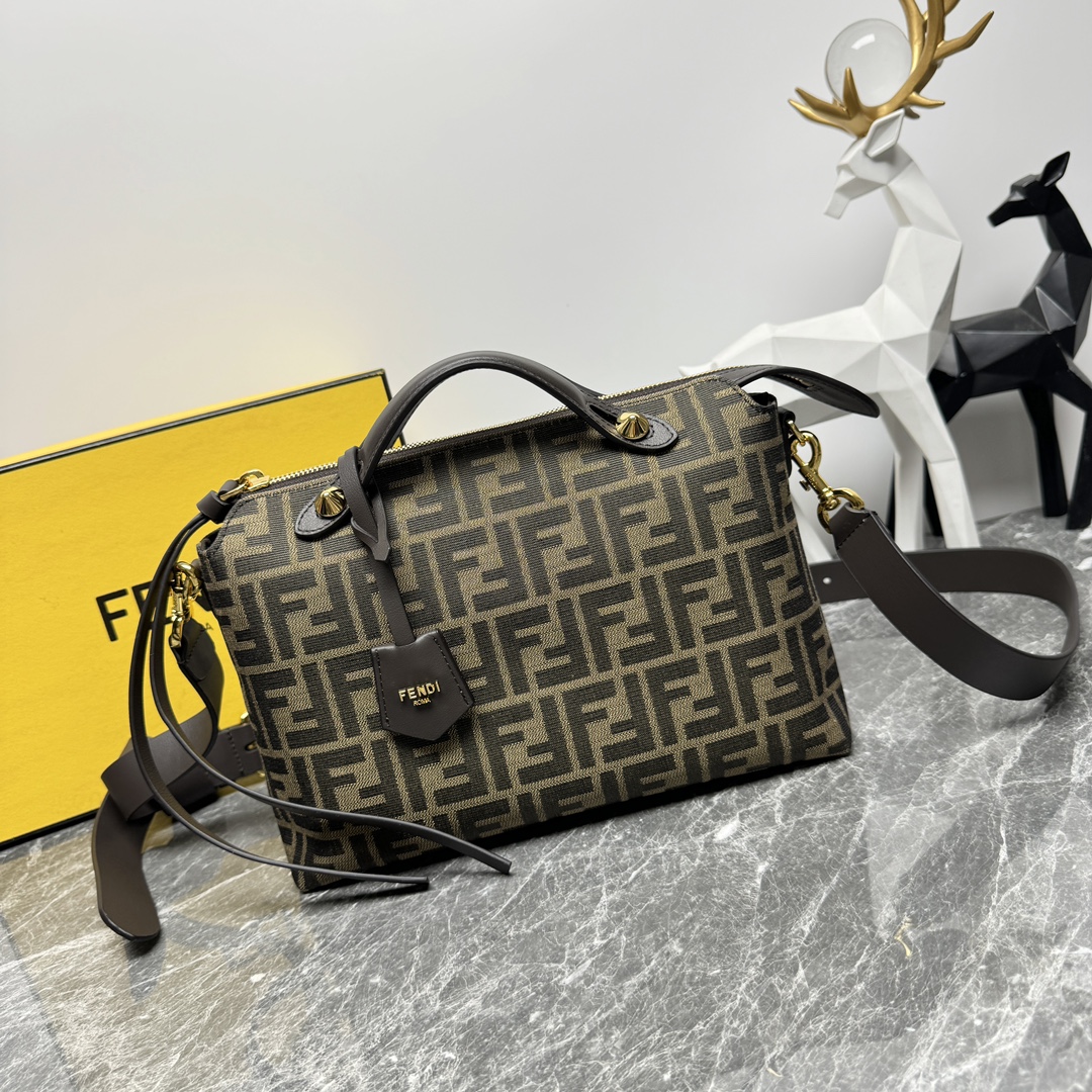 TOP FENDI  ByThe Way Soft Bags 29×17×13cm/20×12×9cm-Brown