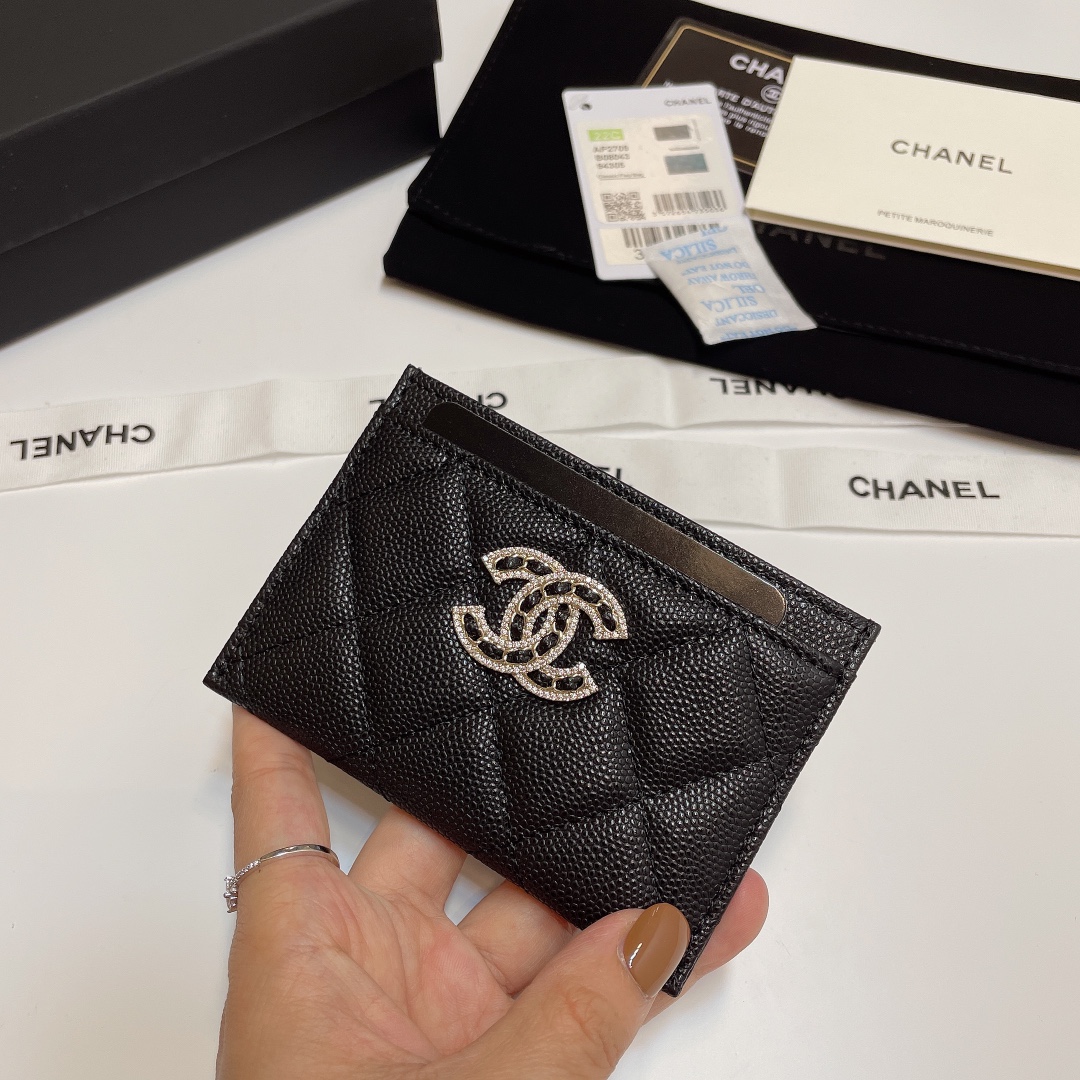 TOP CHANEL Pickup Card - Black