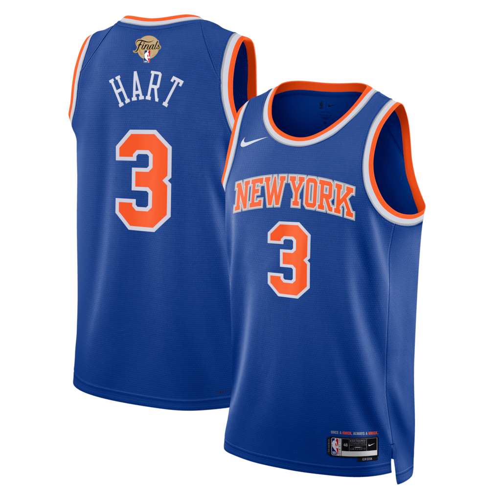 Josh Hart New York Knicks 2026 Finals Jersey - Blue