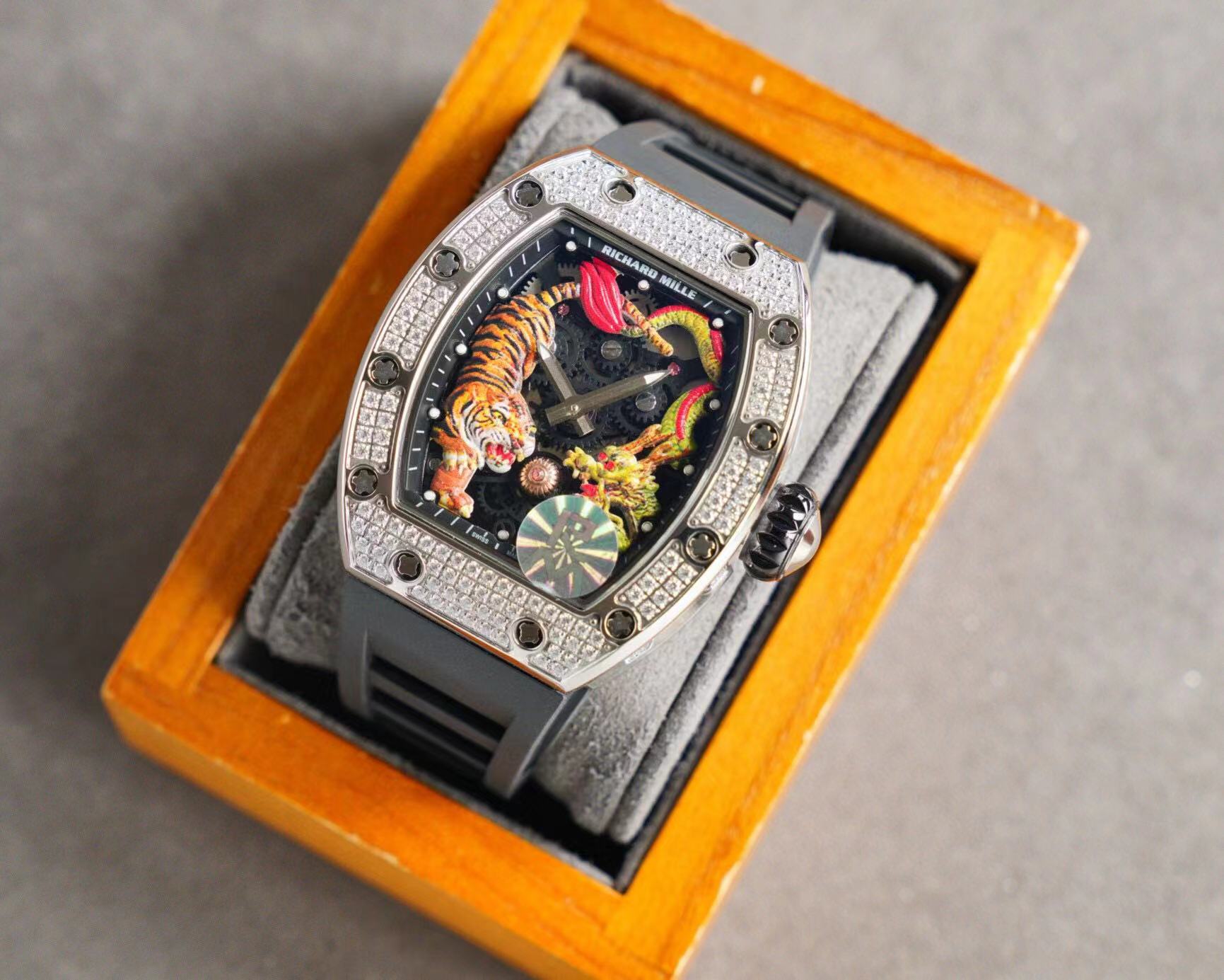 TOP Richard Mille Watch - Black