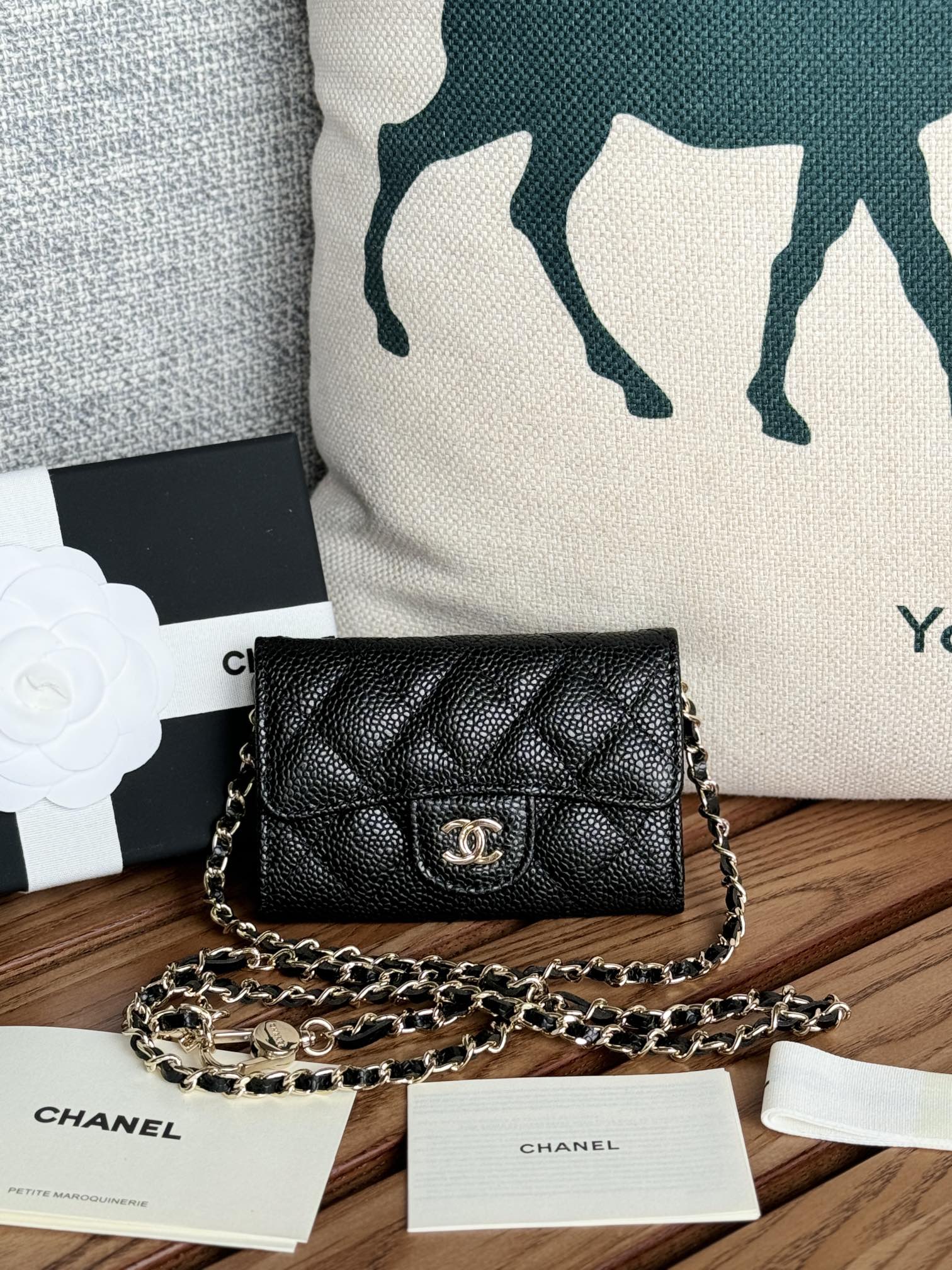 TOP CHANEL Classic Waist Bag 11 ×2 ×7.5cm - 6 Colour