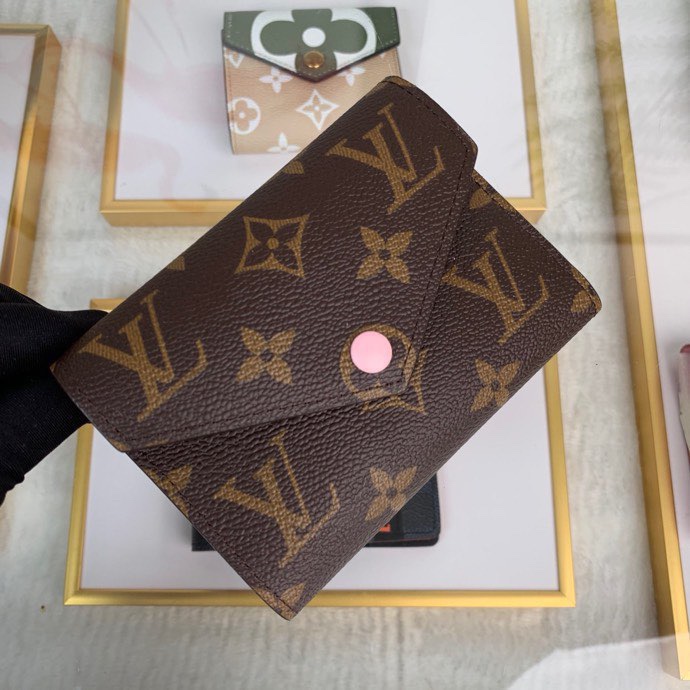 TOP Louis Vuitton LV LV Damier Victorine Wallet - 16 colors