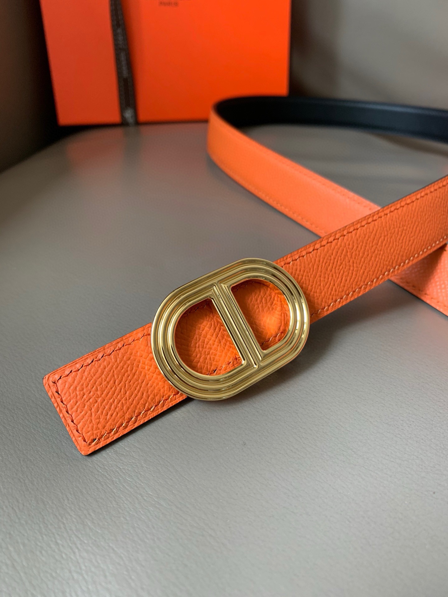 TOP HERMES Double Sided Waistband - 2.4CM