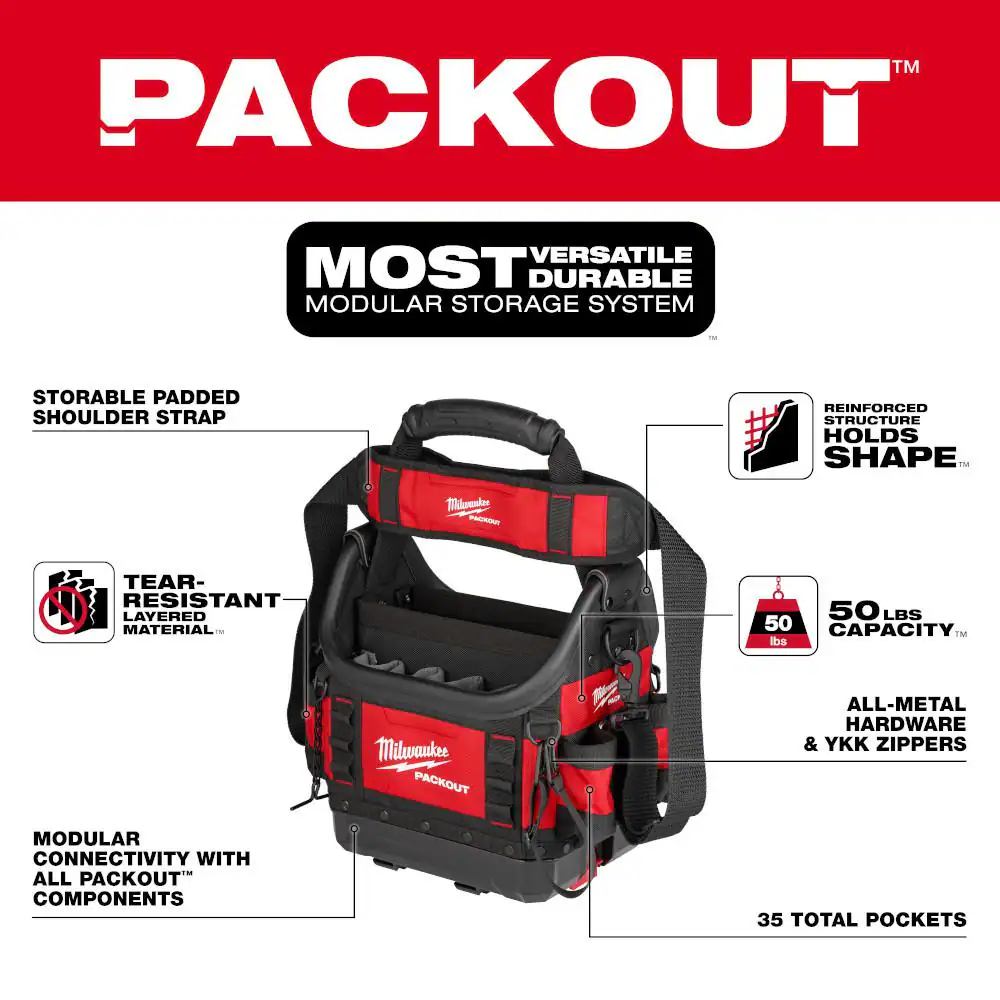 PACKOUT 10 in. Structured Tote