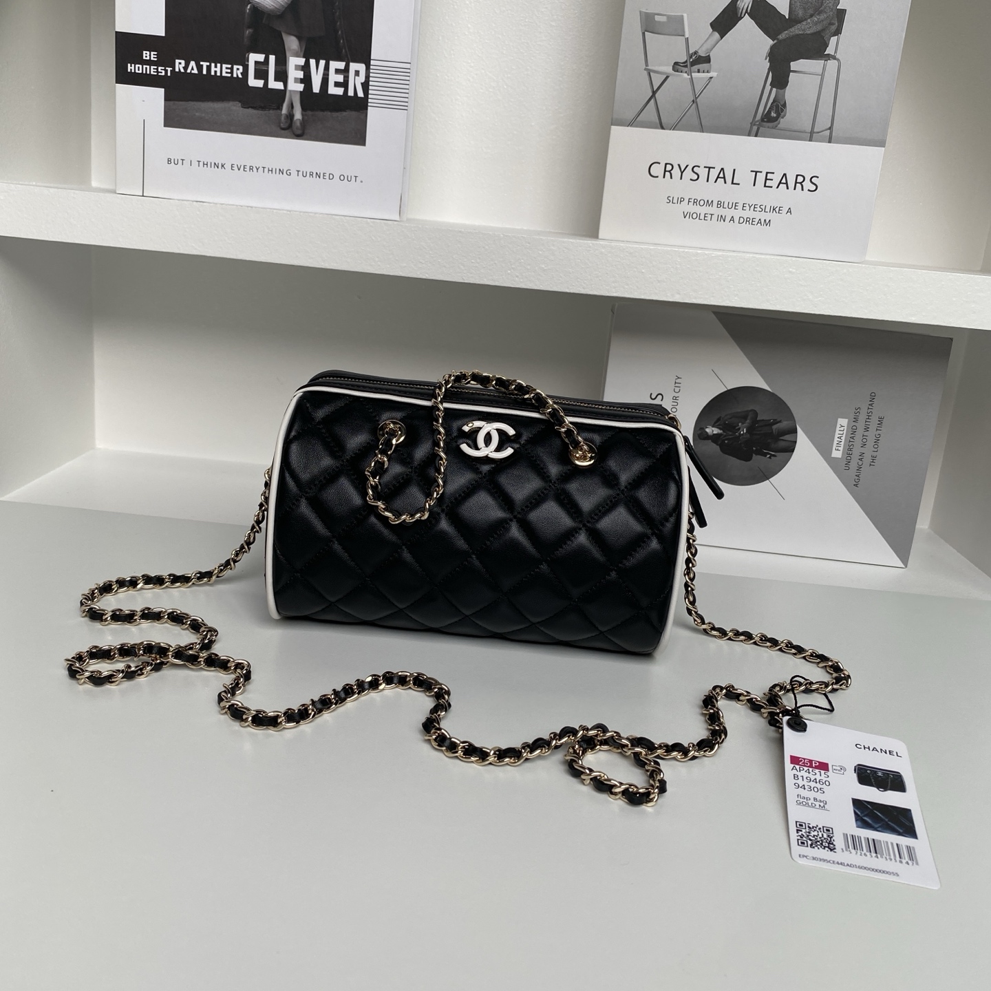TOP CHANEL Bowling Bag 11.5×18.5×11cm  - 2 Colors