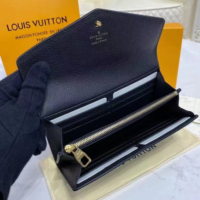 TOP Louis Vuitton LV Sarah Empreinte Wallet 19cm - 6 Colors