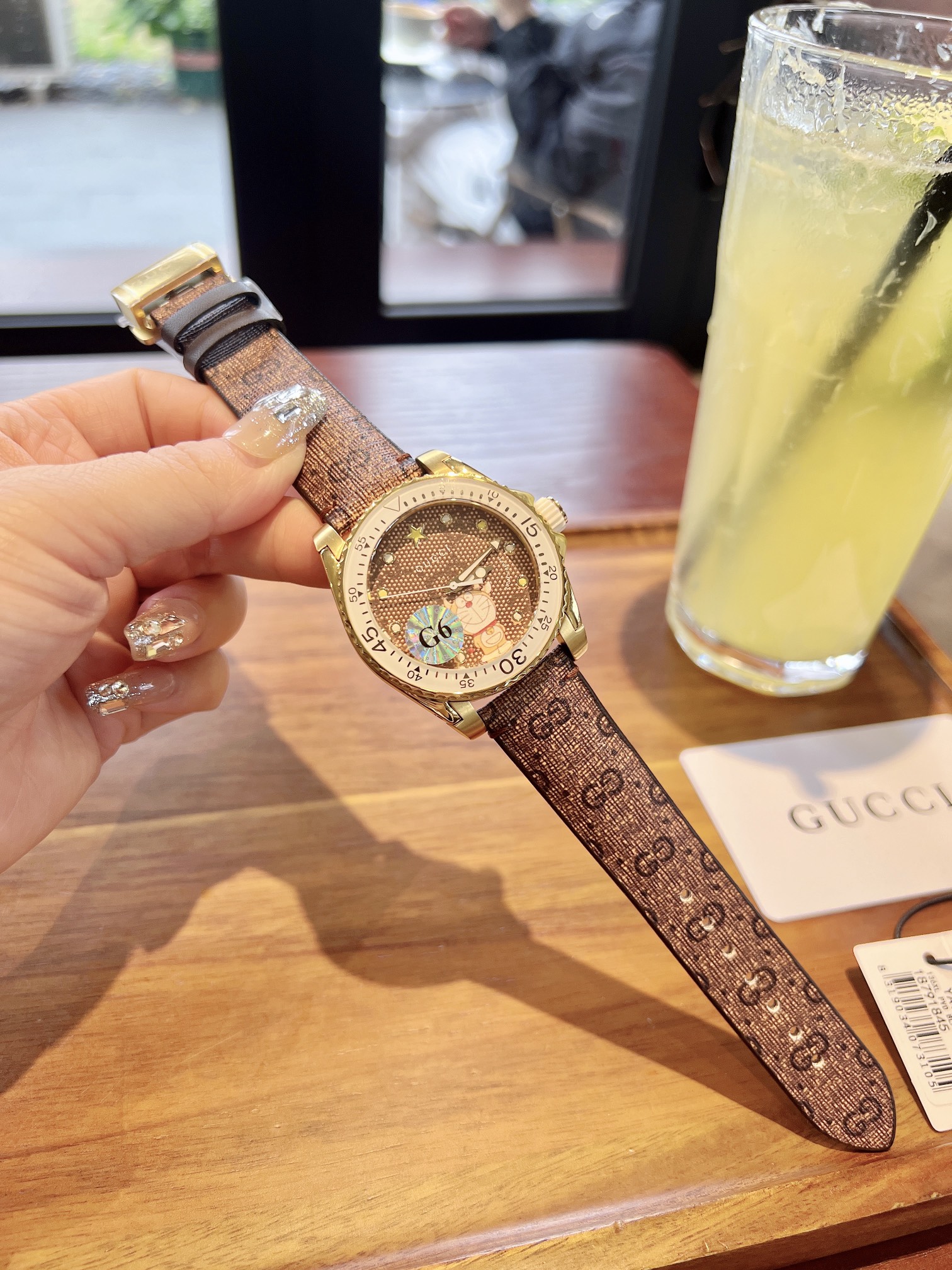 TOP GUCCI Swiss Quartz Movement Watches 40mm - Brown