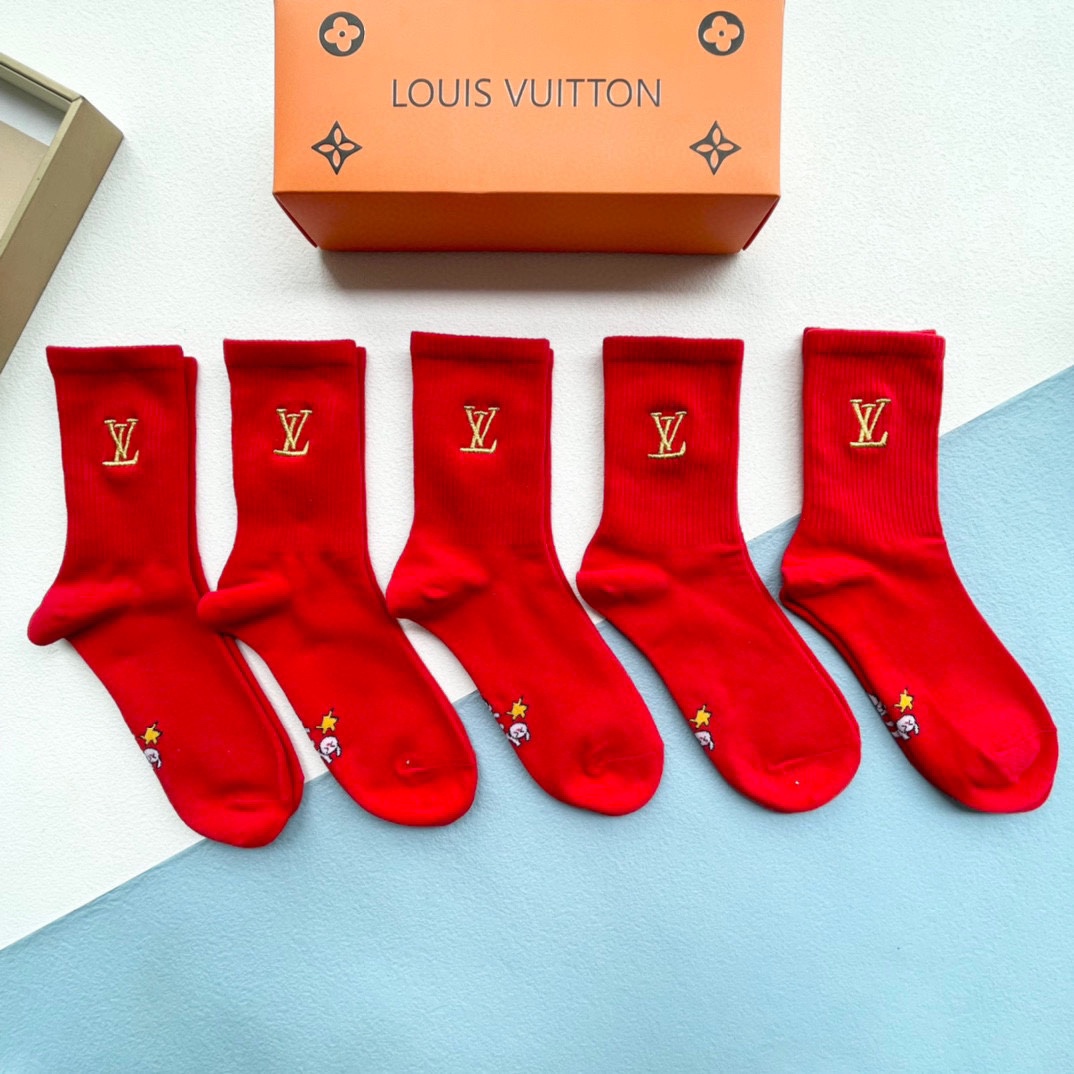 TOP Louis Vuitton LV LV European and American Famous Brand Stockings