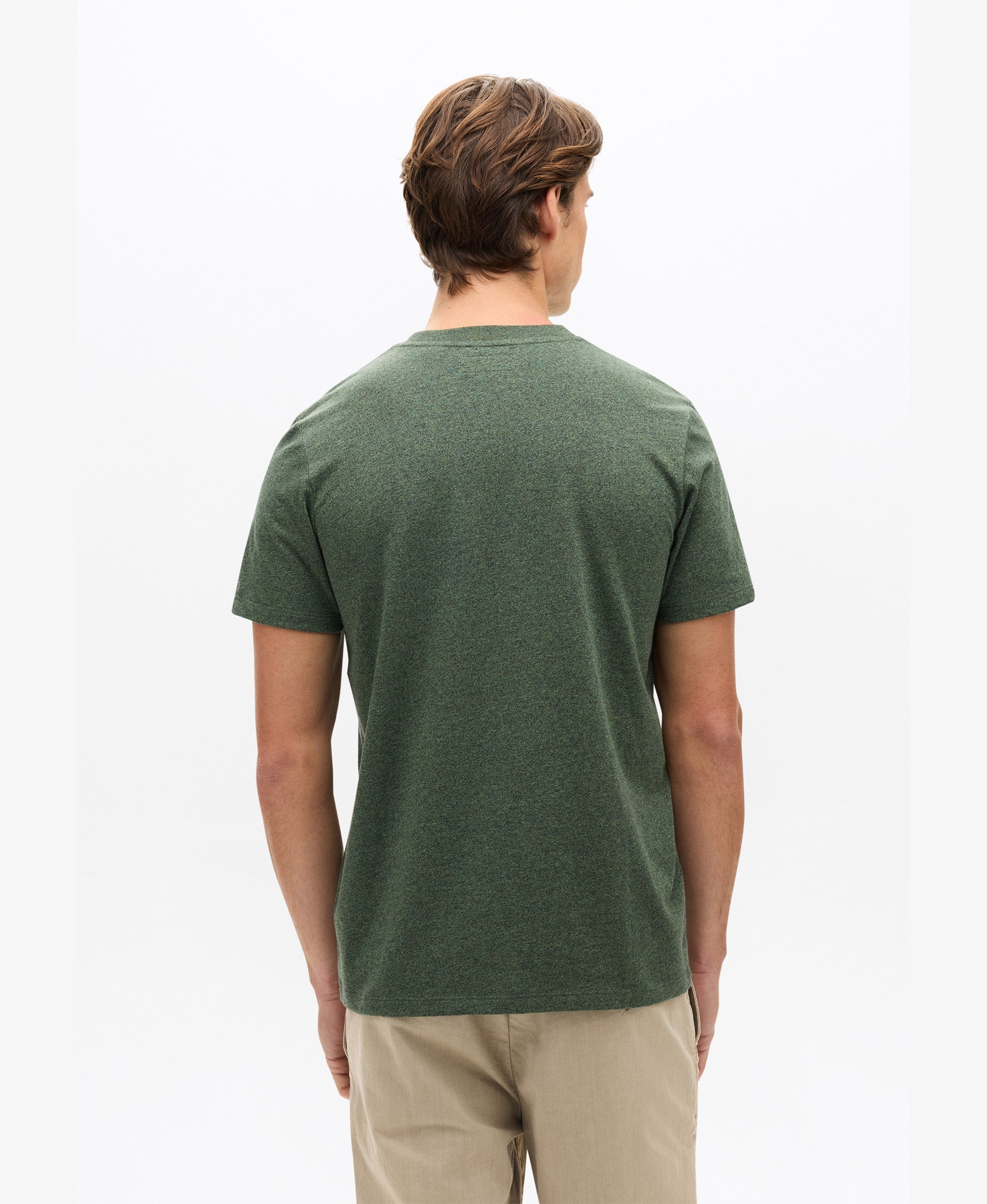Copper Label Chest Tee | Khaki Jaspe