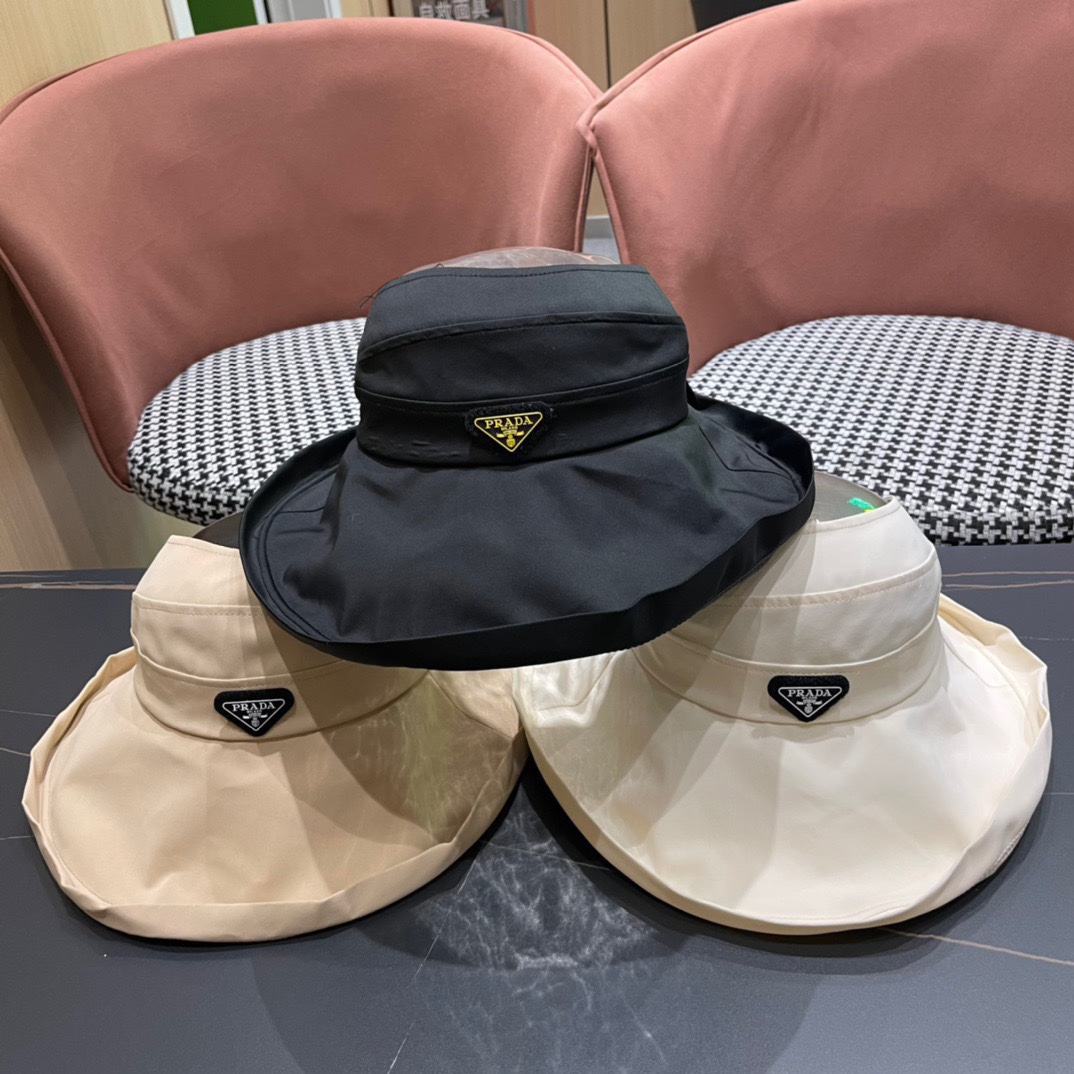 TOP PRADA Fisherman Empty Hat - 3 Color