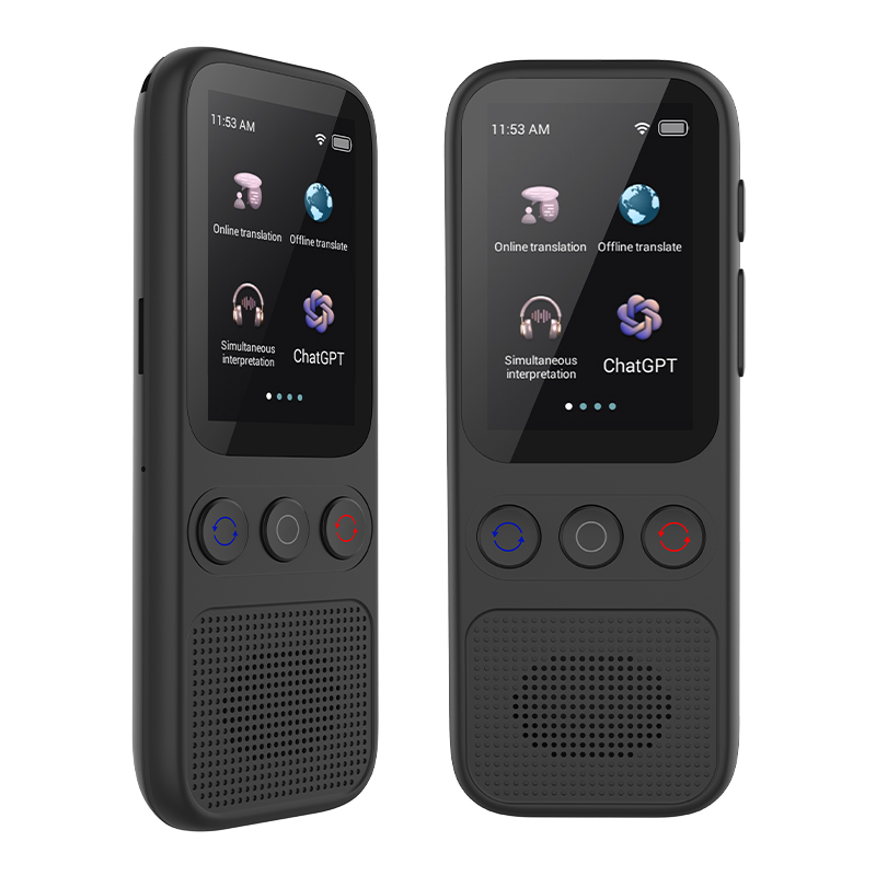 S80 AI Instant Translation Booth Translation Wifi Type C Offline Voice Translation Portable138 Languages Translator Device for Business