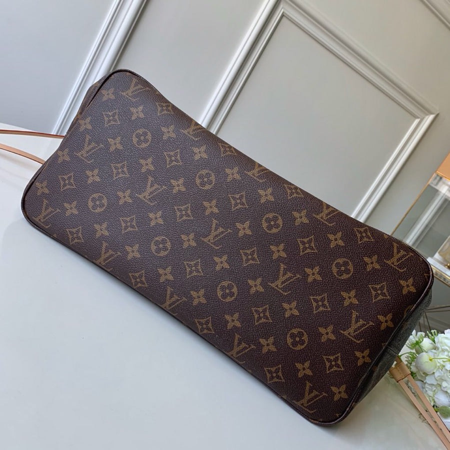 TOP Louis Vuitton LV  Neverfull GM Monogram Bag 39x33x20cm - Red