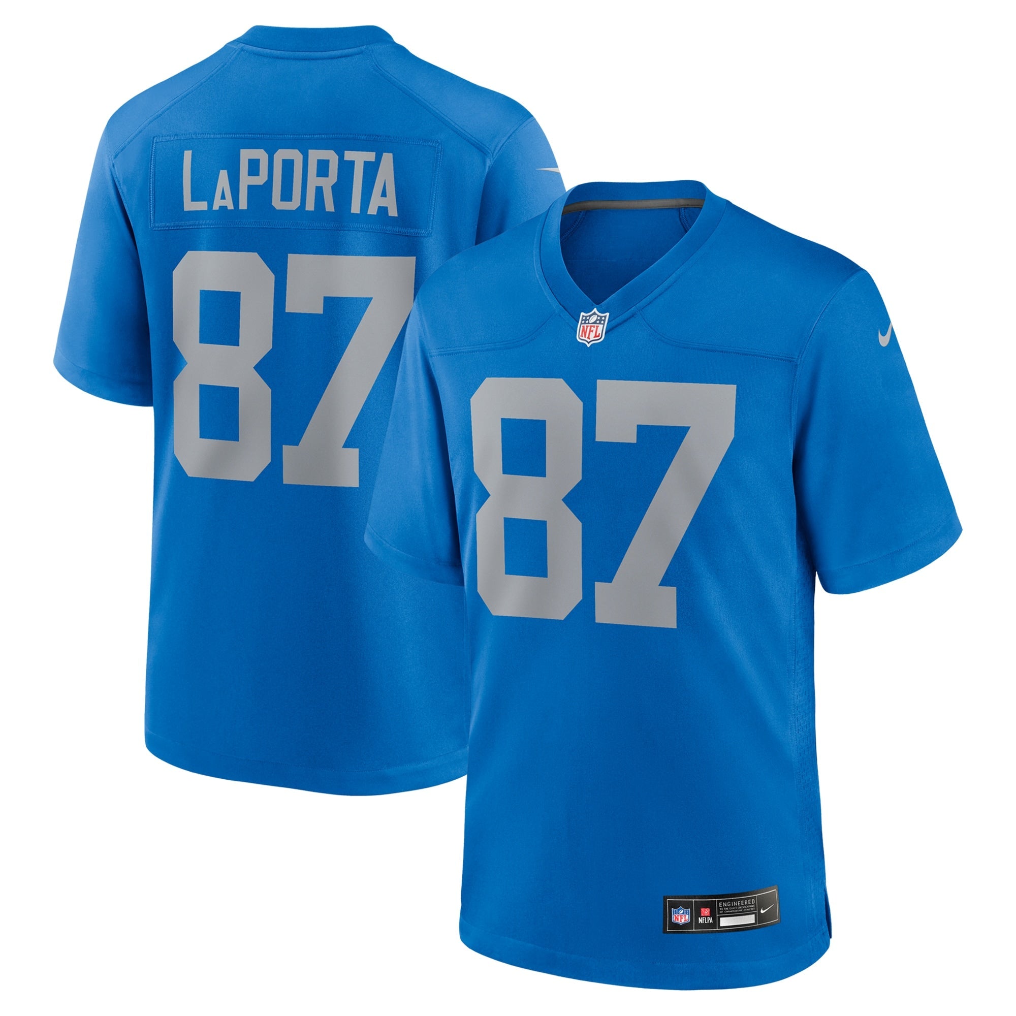 Sam LaPorta Detroit Lions  Alternate Game Jersey -  Blue