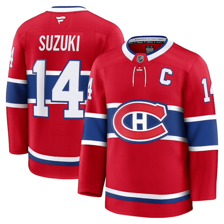 Nick Suzuki Montreal Canadiens NHL Fanatics Premium Home Jersey