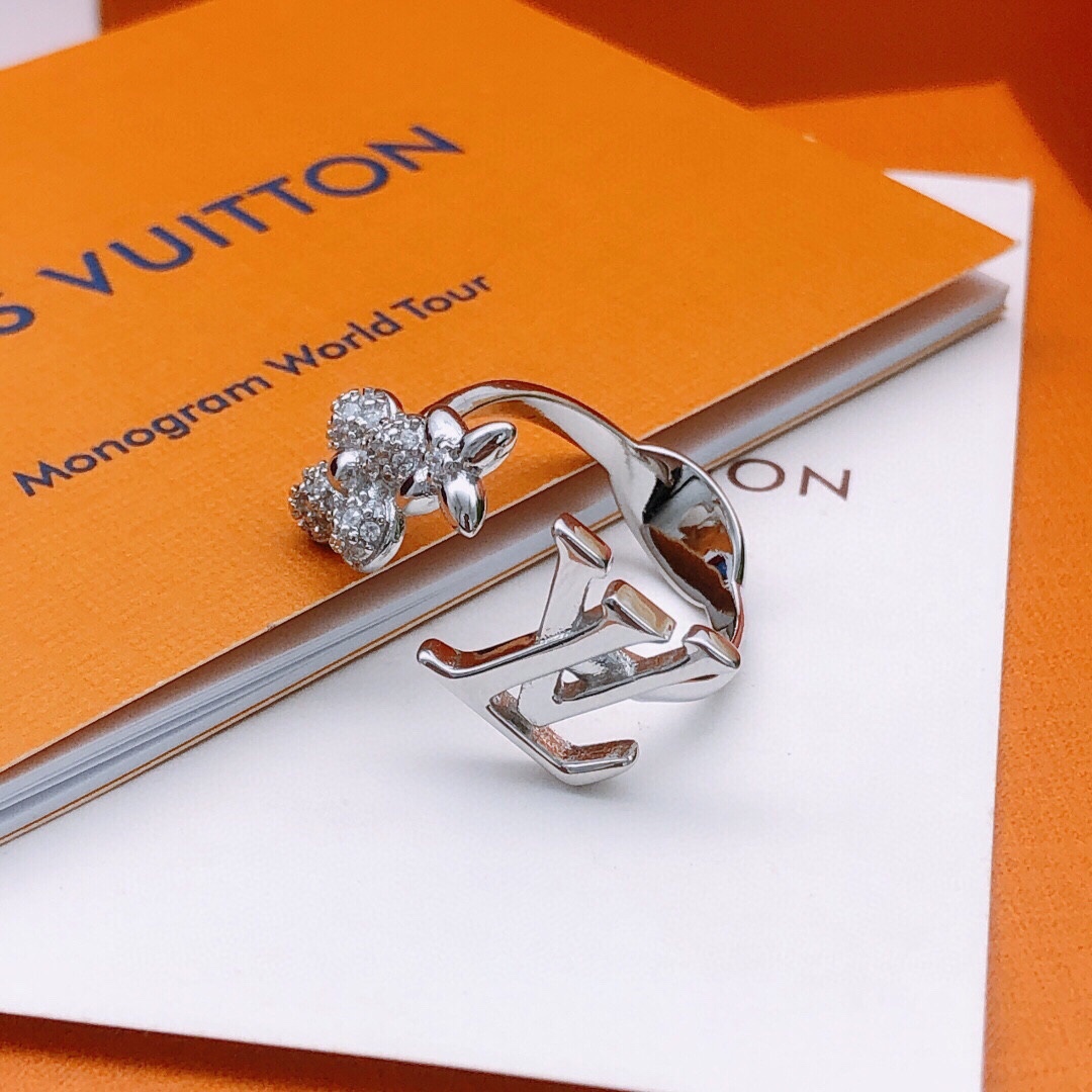 TOP Louis Vuitton LV Flower Ring-3 Colors