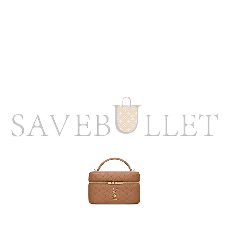 YSL GABY VANITY BAG IN LAMBSKIN 7667311EL072536 (18*11*6.5cm)