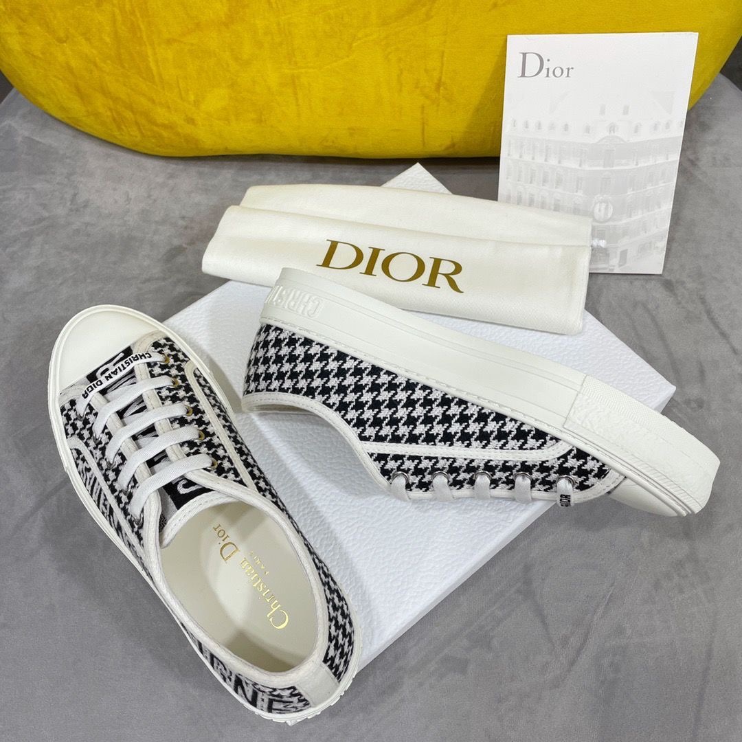 TOP Christian Dior Canvas Oblique Walk'N'Christian Dior Low Sneakers - 11 Colors