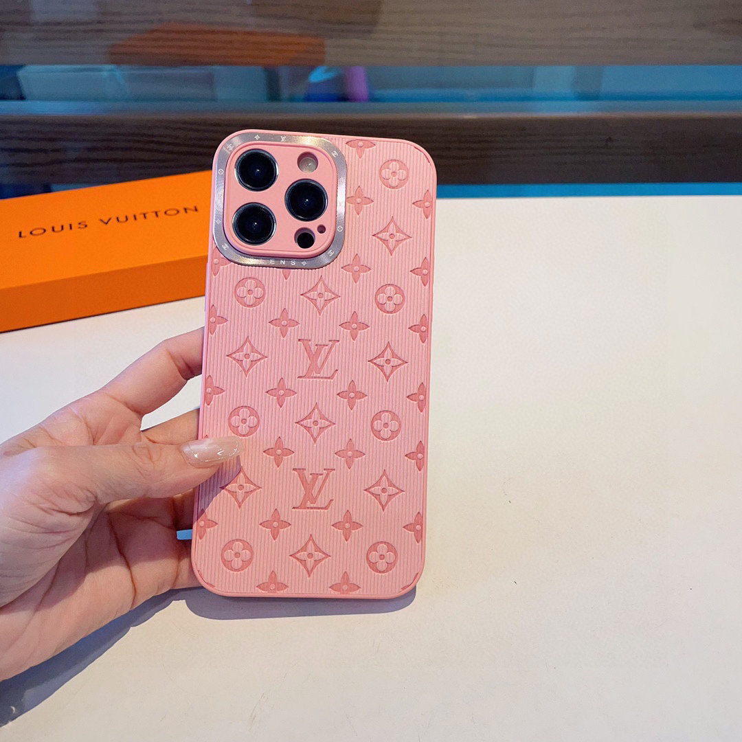 Louis Vuitton  Embossed Phone Case (Replica)