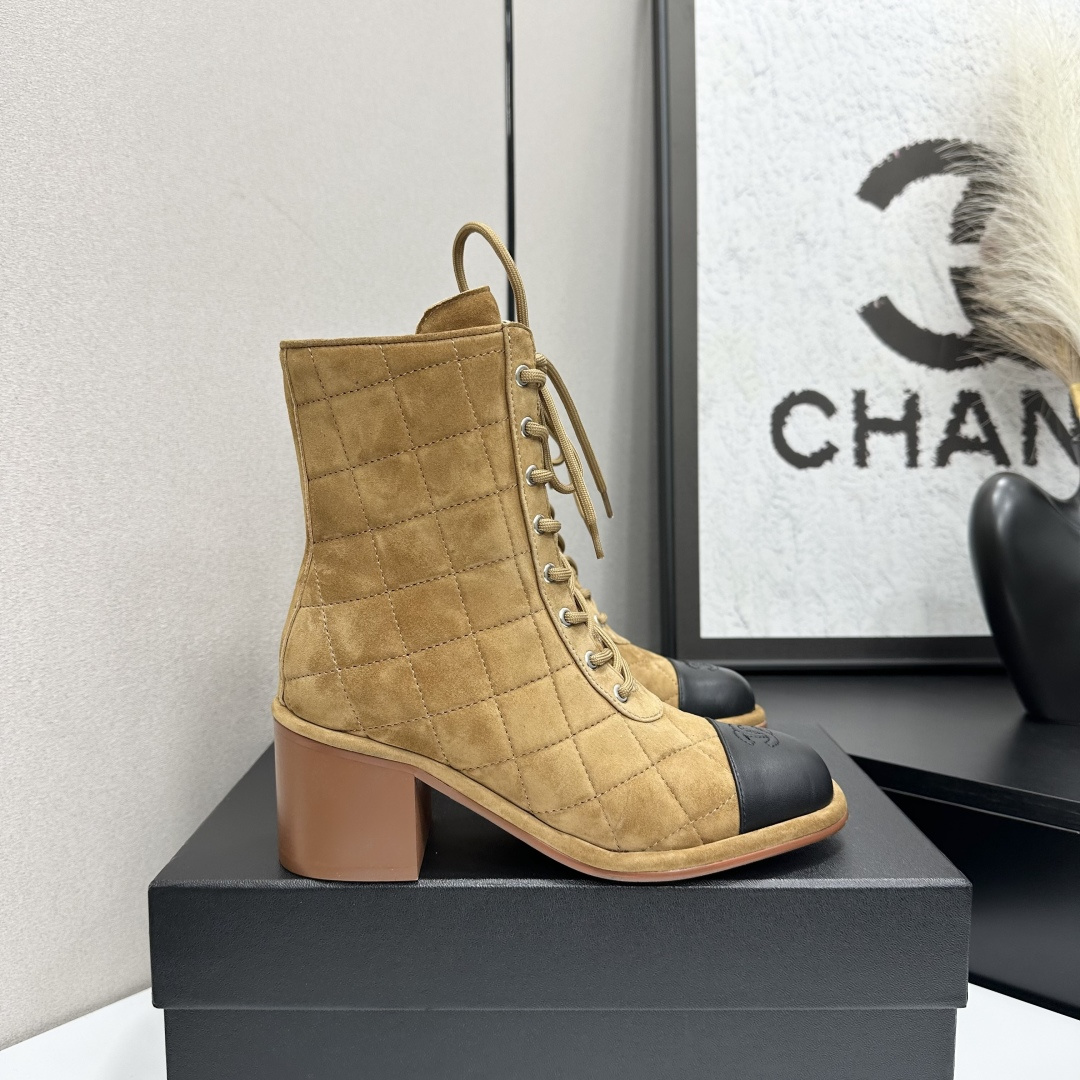 TOP CHANEL Short Boots - 3 Color