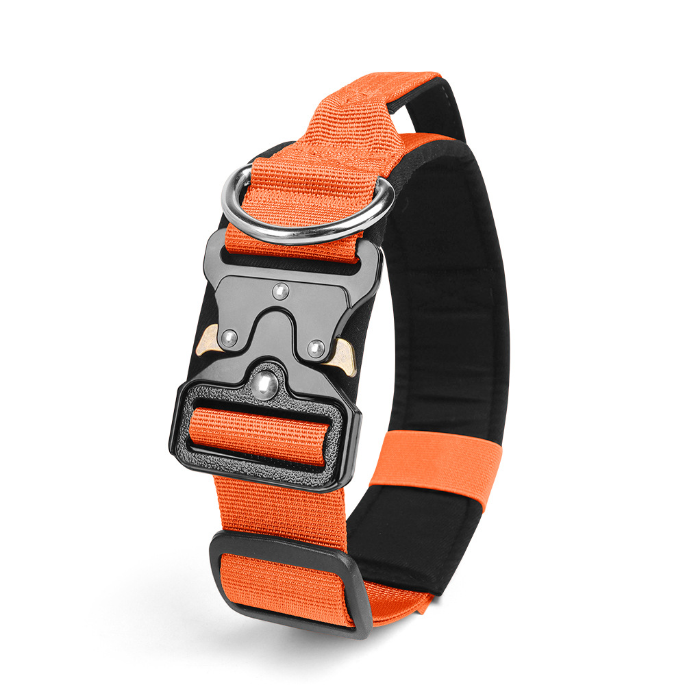 New dog collar: bite-resistant, waterproof, tactical dog collar, adjustable pet tactical collar, dog leash - PawPro UK