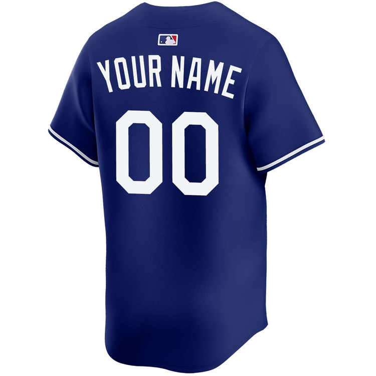 Custom Los Angeles Dodgers Blue Limited Jersey