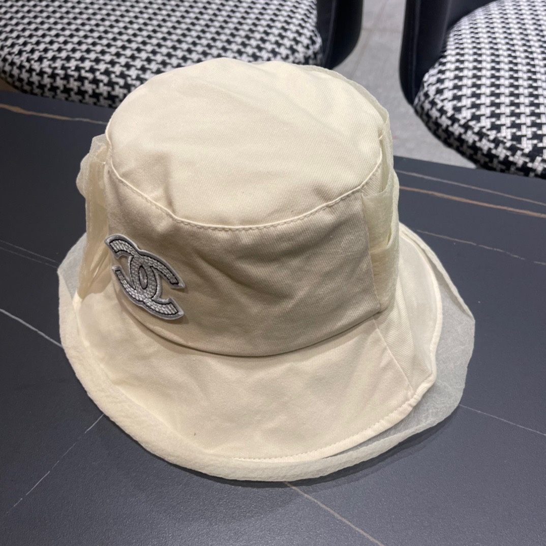 TOP CHANEL Versatile Fisherman Hat - 2 Colour
