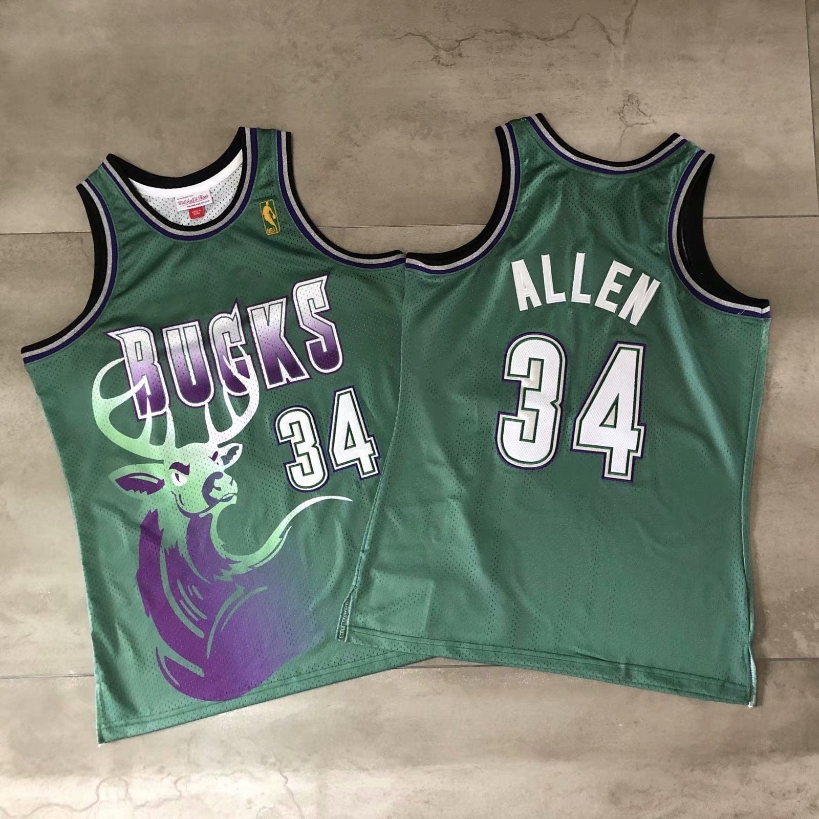 Ray Allen Milwaukee Bucks Throwback Jersey