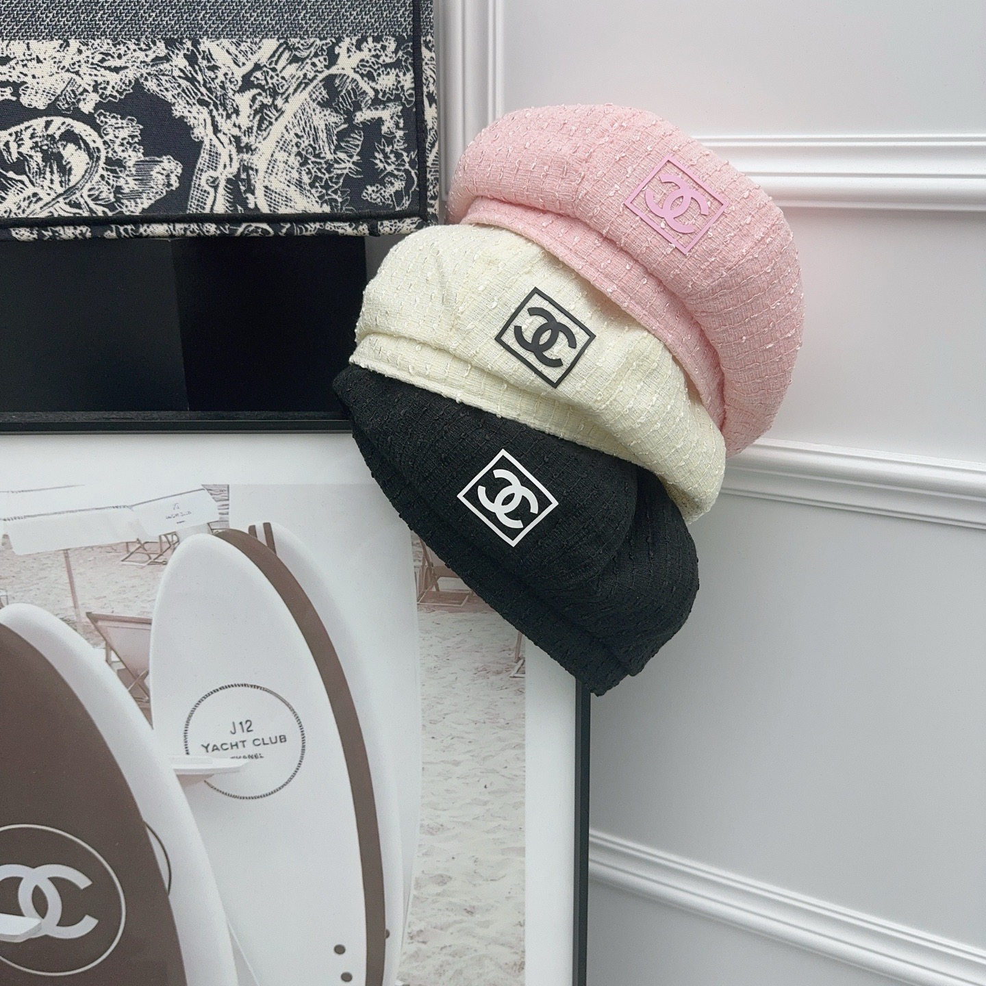 TOP CHANEL Beret Hat - 3 Color