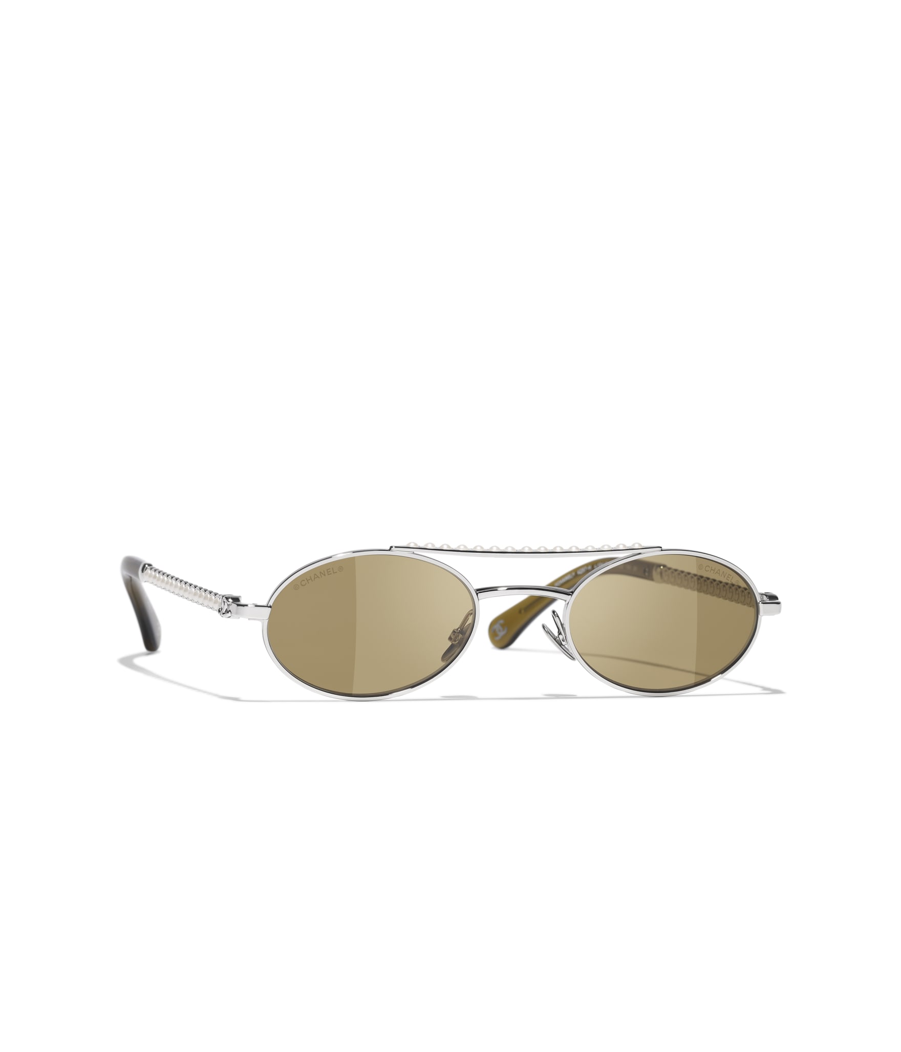 CHANEL Oval Sunglasses A71776X08223L