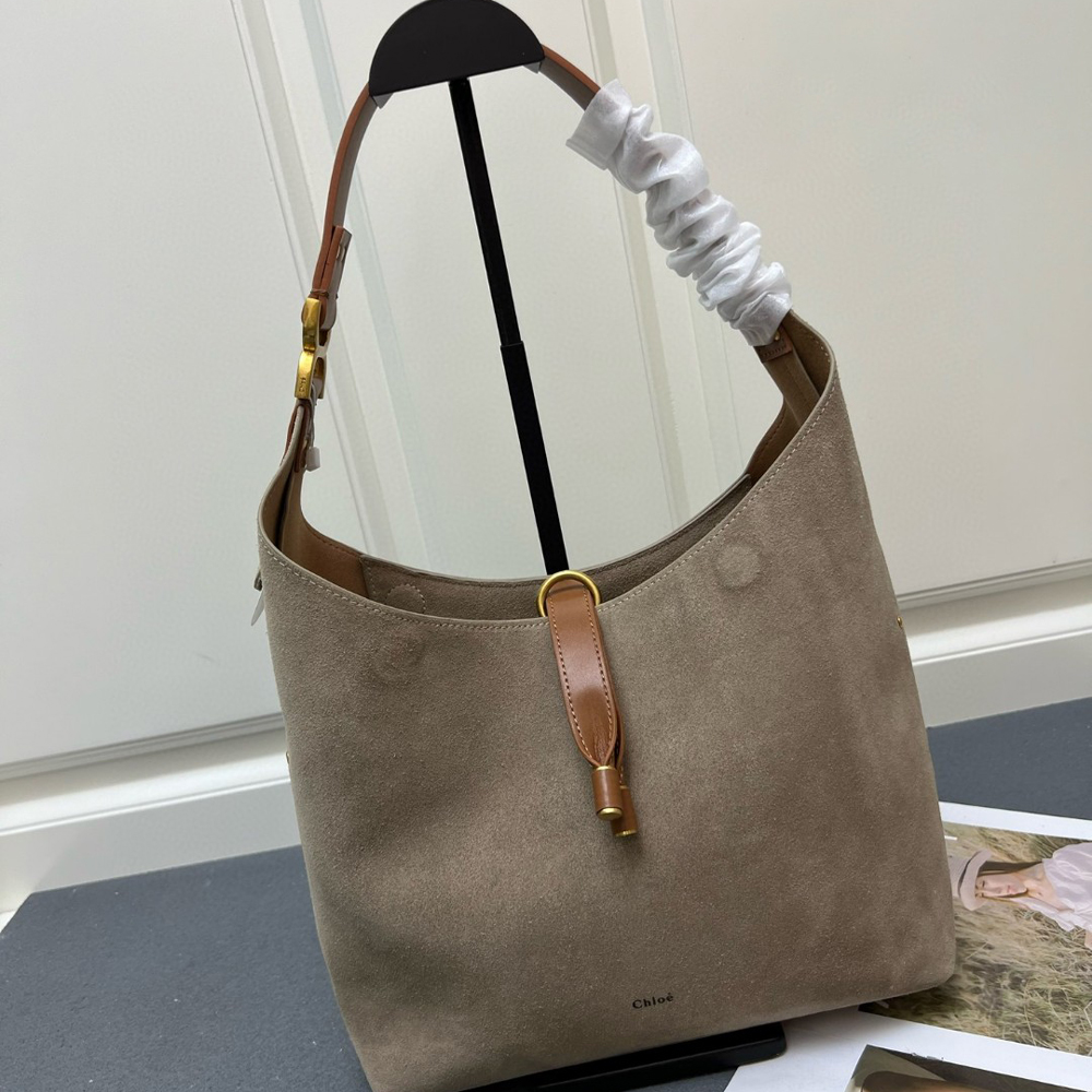 Chloe Marcie Suede Leather Bag  (Replica)