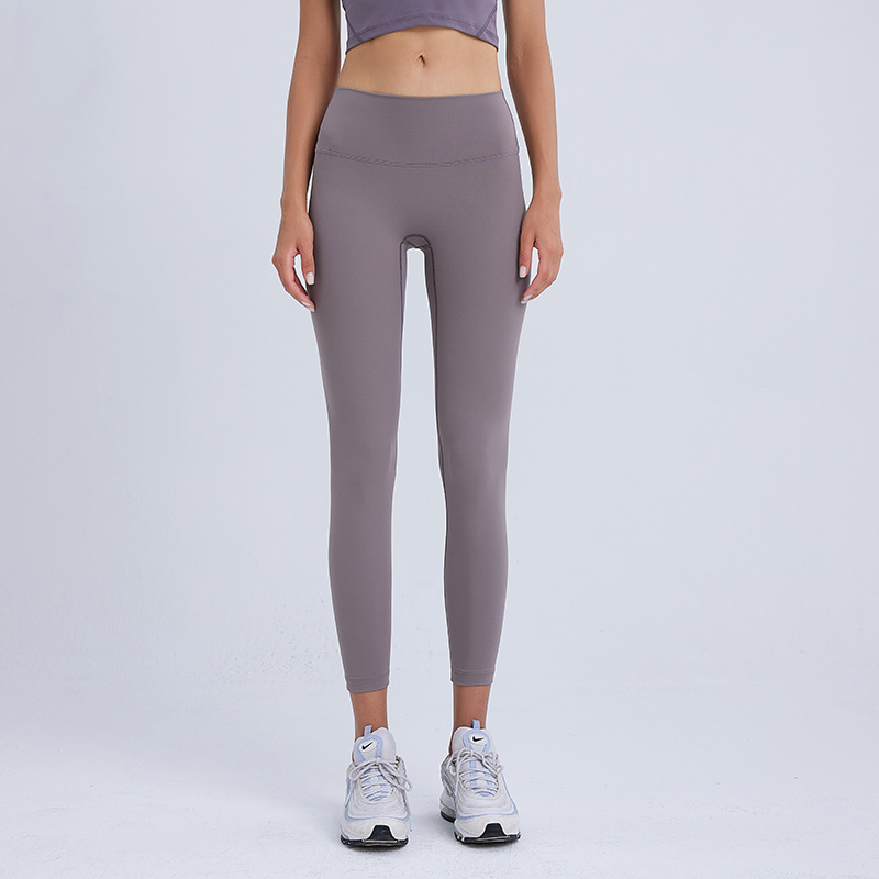 Womens Seamless Bare-Sensation Yoga Leggings
