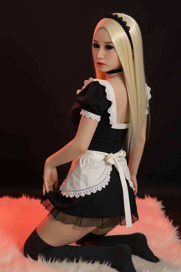 US In Stock - 148cm/4ft10 B-Cup Blonde TPE Sex Doll #10