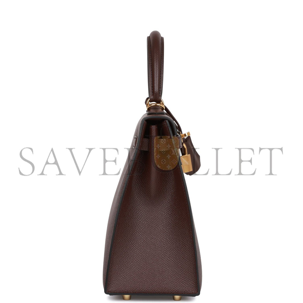 HERMES KELLY 25 EPSOM GOLD HARDWARE (25*17*7cm)