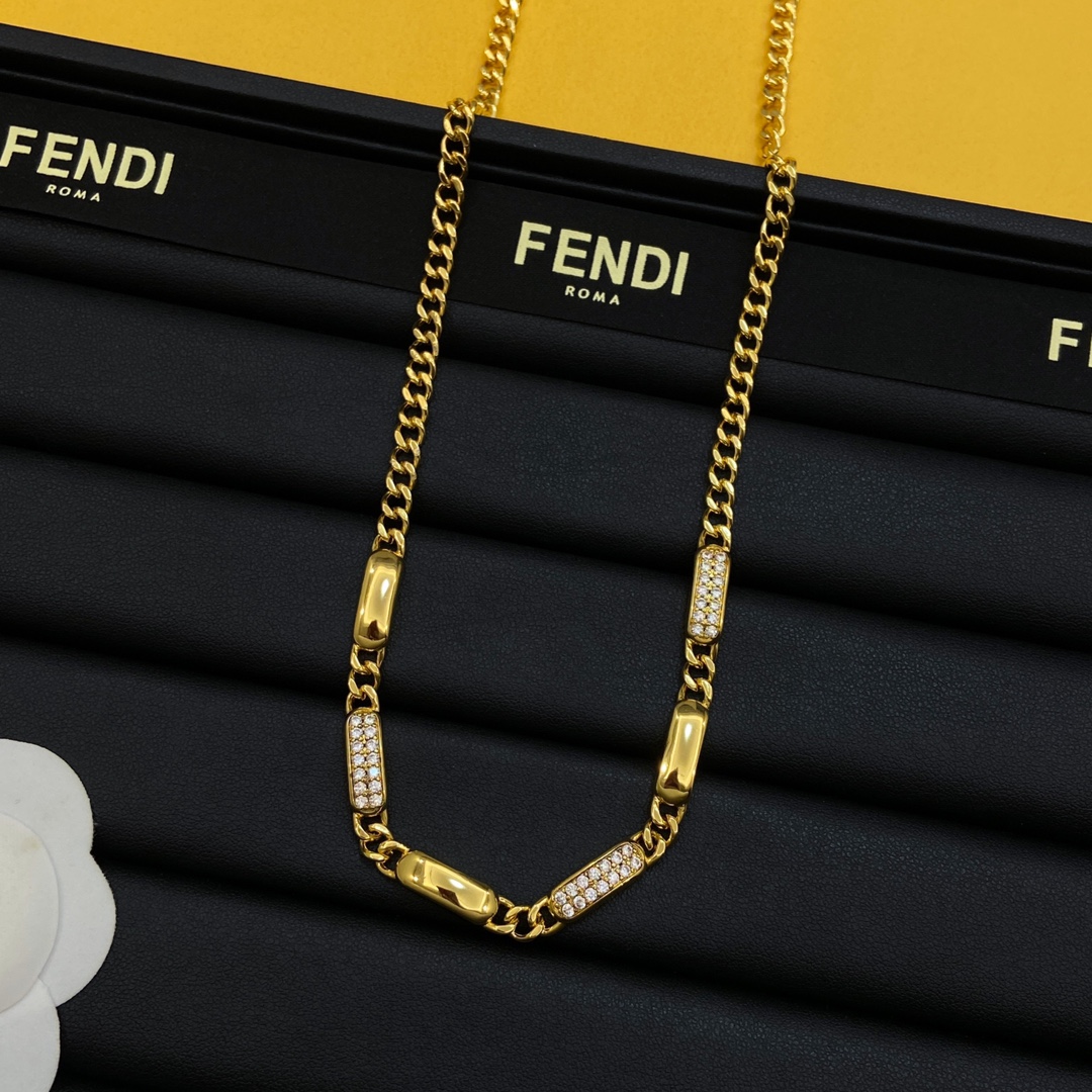 TOP FENDI FF Necklace - 2 Colour