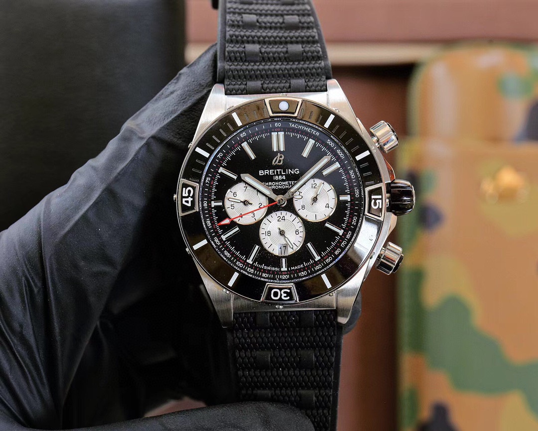 TOP BREITLING Braun Super Mechanical Power Watch - 3 Colors
