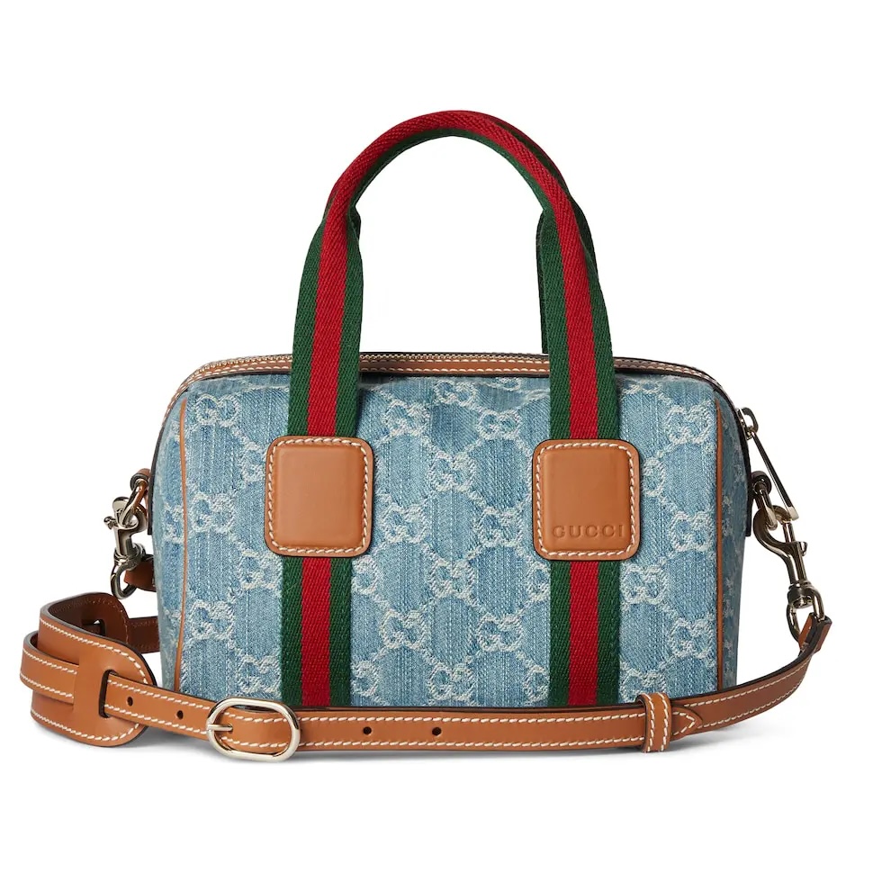 TOP GUCCI Mini GG  Bag 20 x 13 x 13 cm - Blue